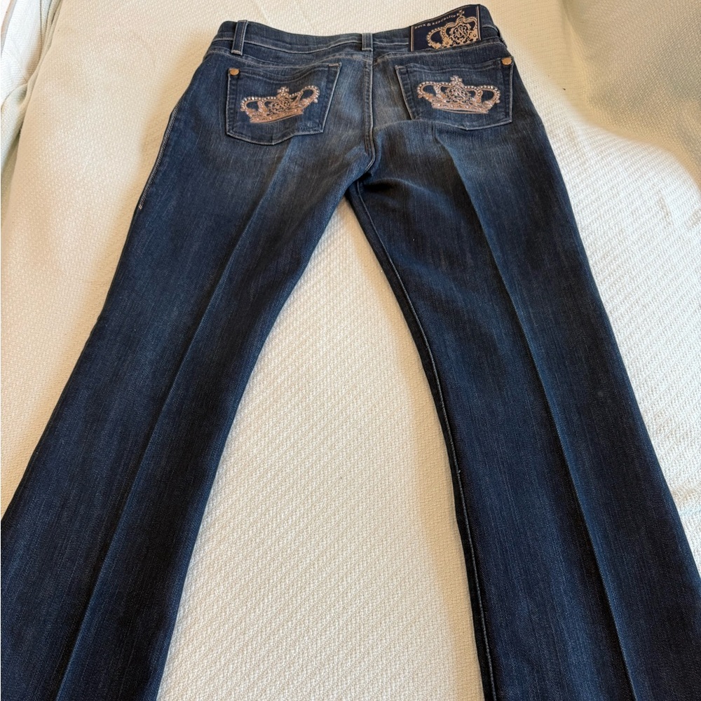 Rock & Republic Blue Boot Cut Jeans Victoria Beckham